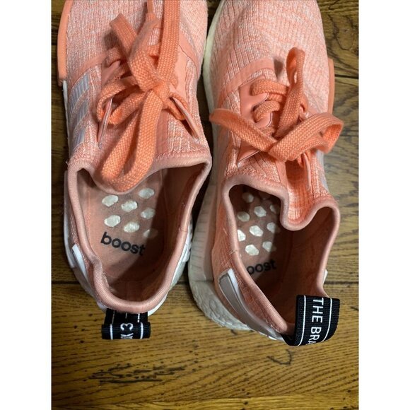 adidas NMD Runner R1 W Sun Glow Pink Peach Coral BY3034 Boost Womens Size 9 - Picture 8 of 9
